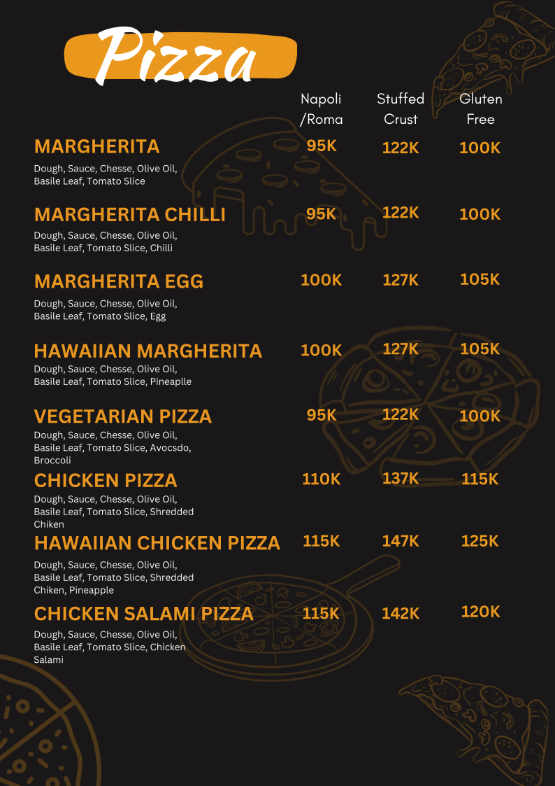 Menu Pizza Napoli Style-2