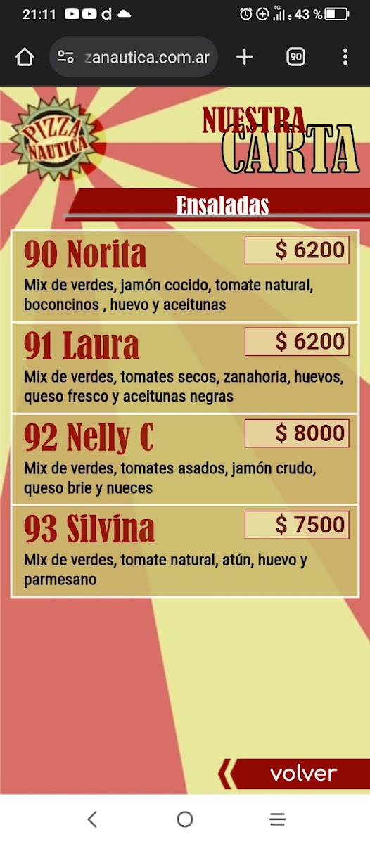 Menu Pizza Nautica-1