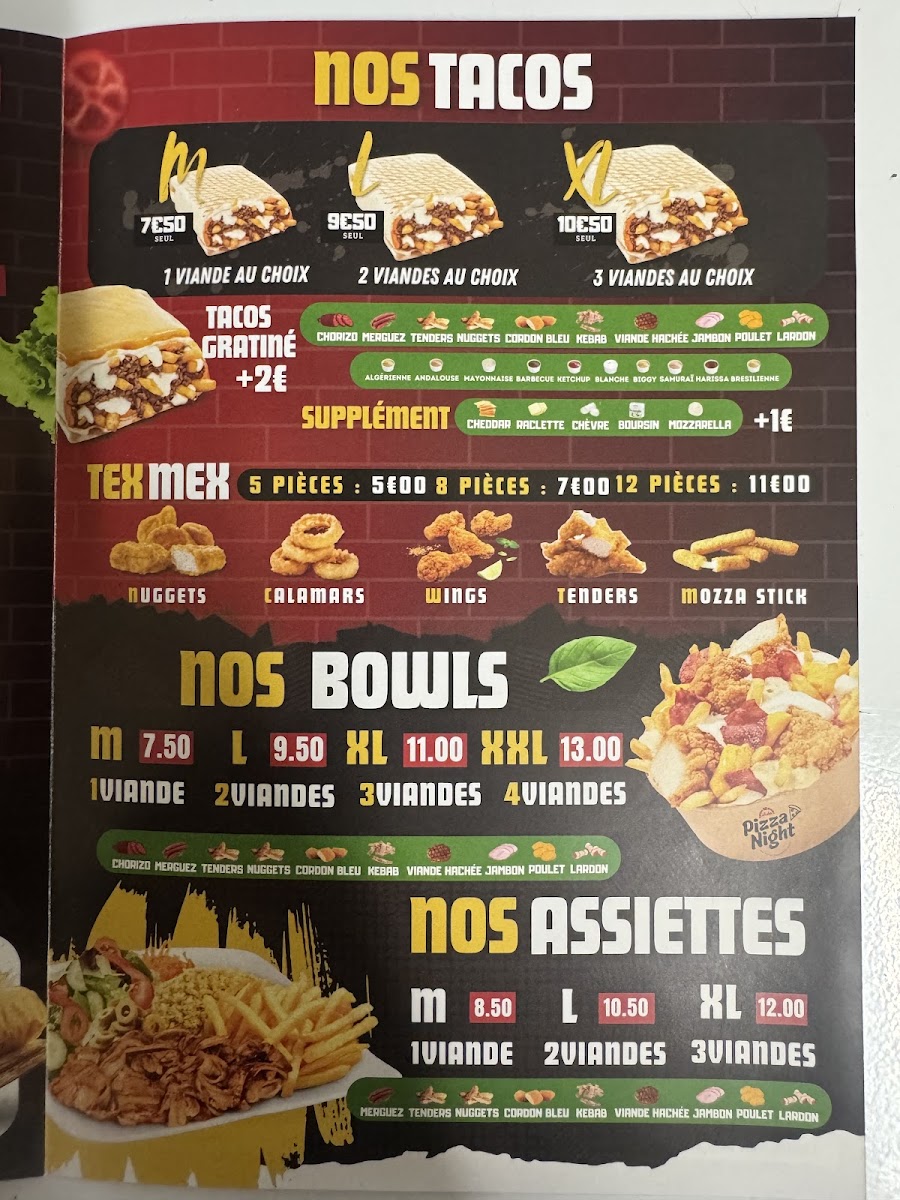 Menu Pizza Night 72-7