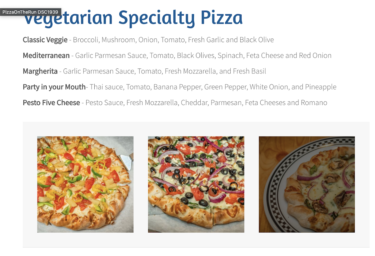 Menu Pizza On The Run-3