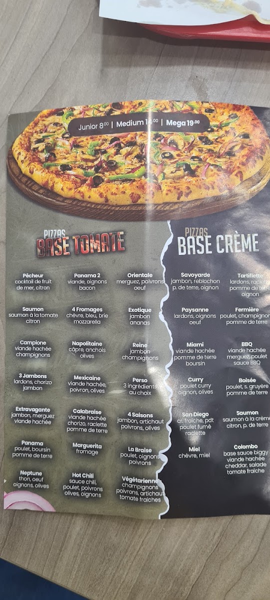 Menu Pizza Panama Iv-6