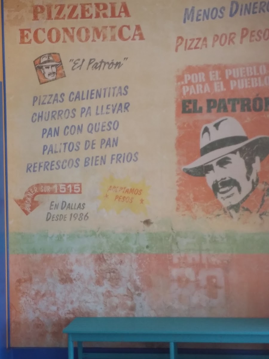 Menu Pizza Patrón Pioneer Parkway-10