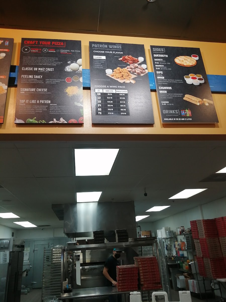 Menu Pizza Patrón Pioneer Parkway-4