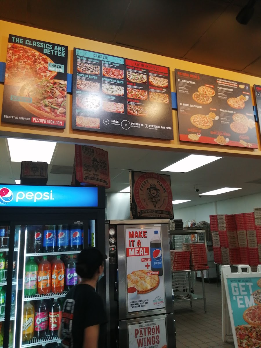 Menu Pizza Patrón Pioneer Parkway-6