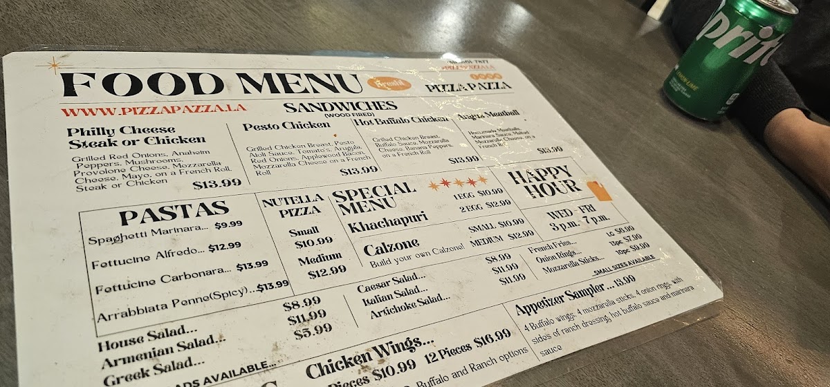 Menu Pizza Pazza Wood Fired Pizza-4
