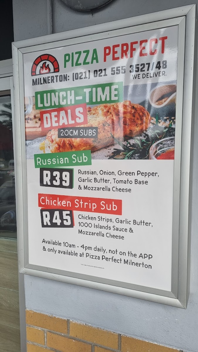Menu Pizza Perfect Milnerton-10