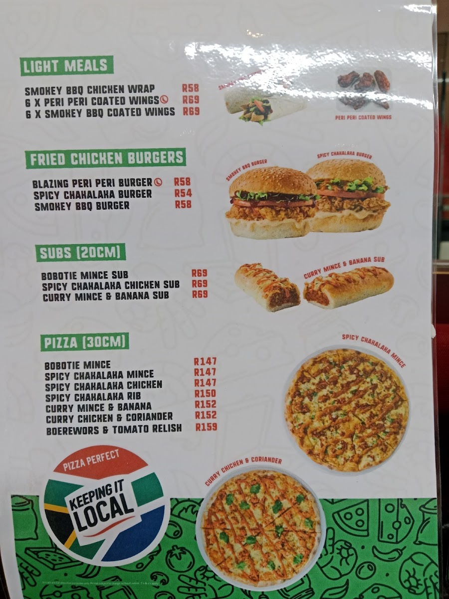 Menu Pizza Perfect Milnerton-2