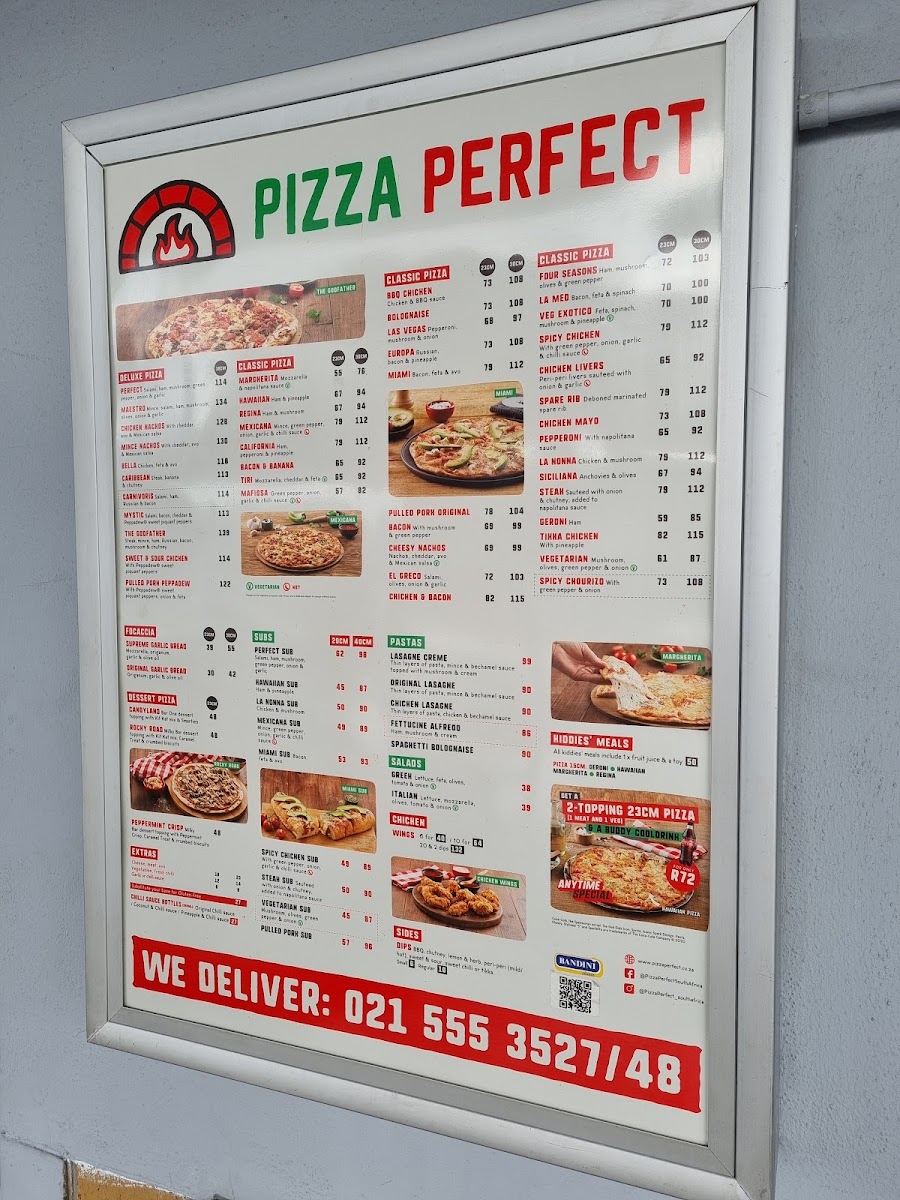 Menu Pizza Perfect Milnerton-9