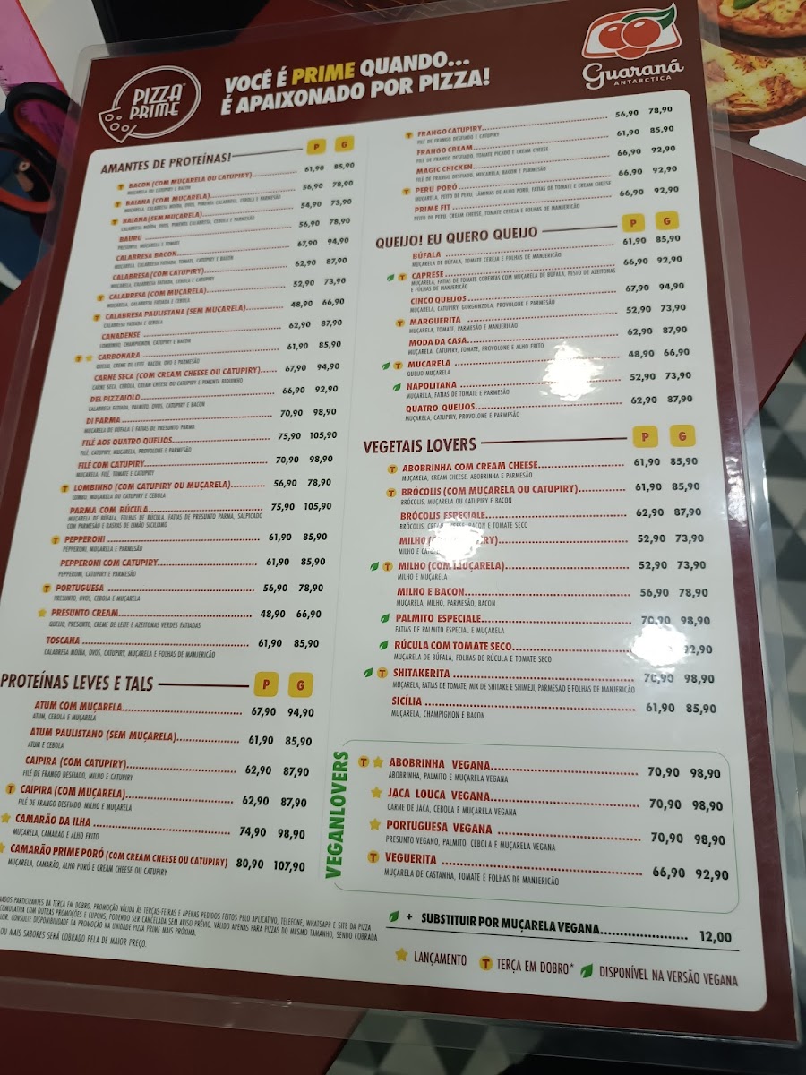 Menu Pizza Prime | Poços De Caldas Mg-4