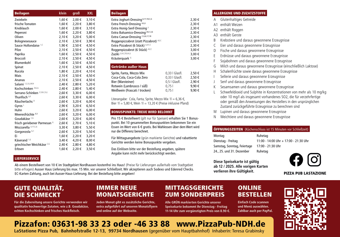 Menu Pizza Pub - Lastazione-1