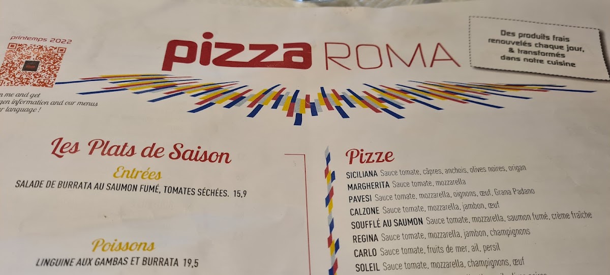 Menu Pizza Roma Montparnasse-8