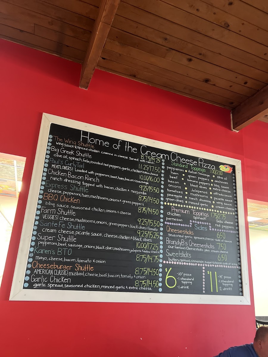 Menu Pizza Shuttle-1