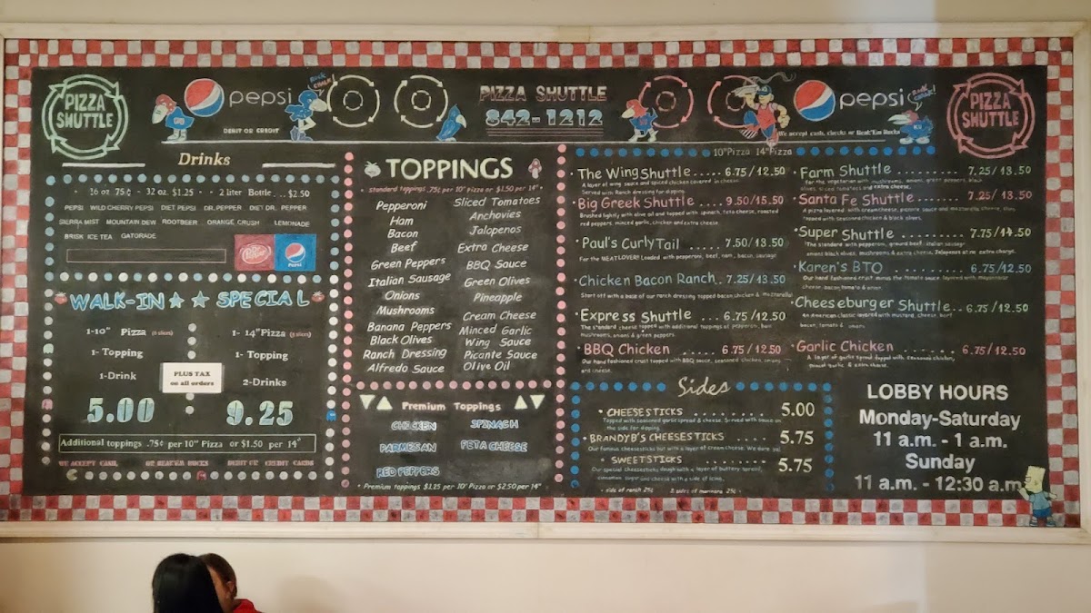 Menu Pizza Shuttle-5