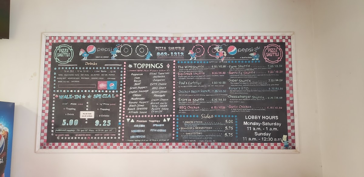 Menu Pizza Shuttle-7
