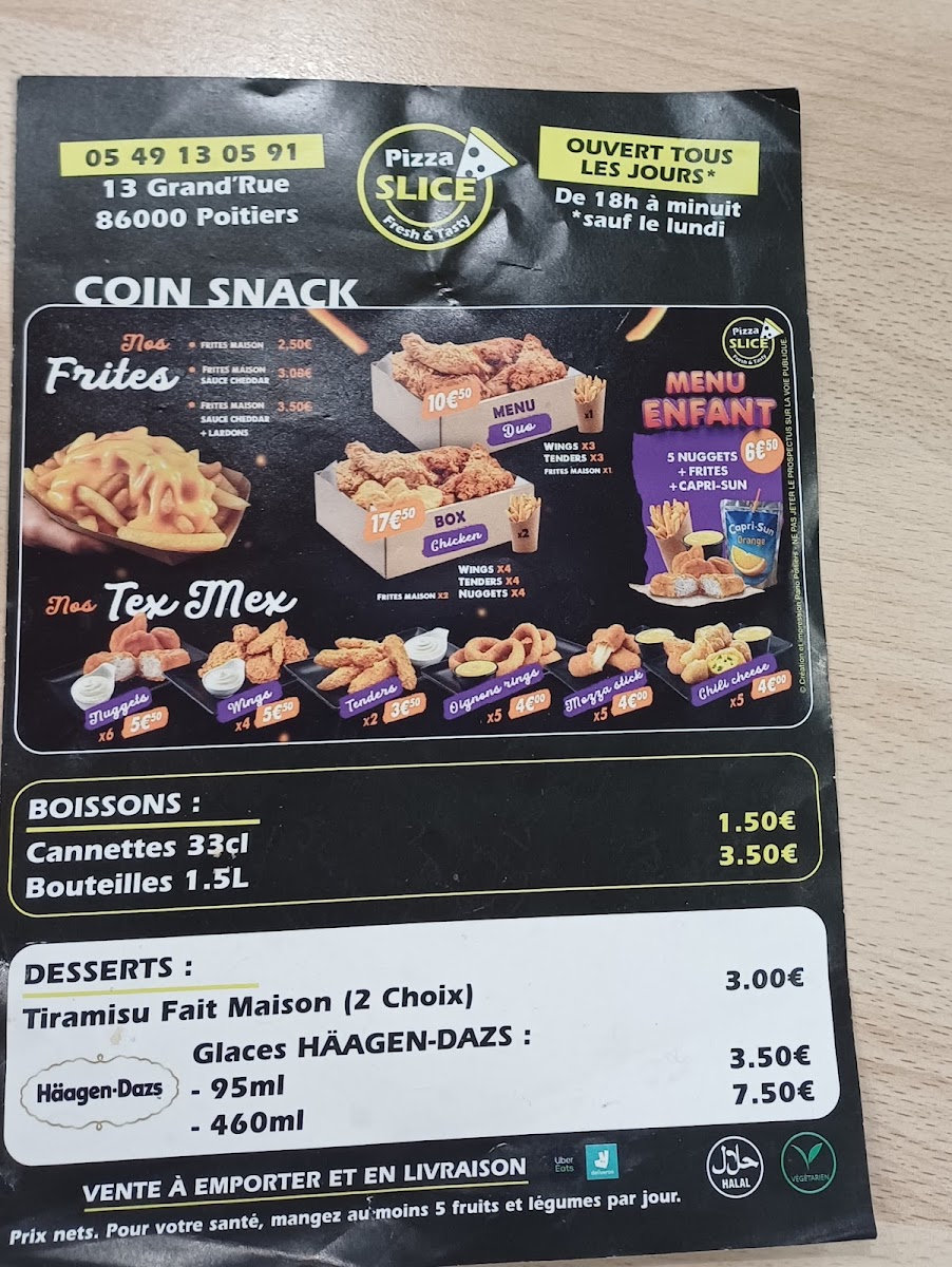 Menu Pizza Slice Poitiers-1