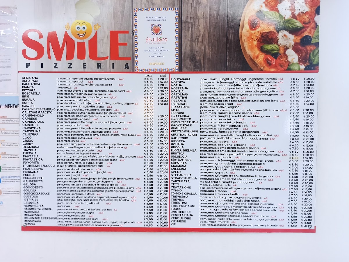 Menu Pizza Smile-2