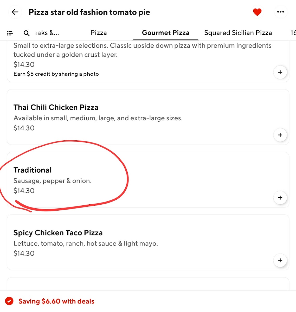 Menu Pizza Star (Middletown)-1
