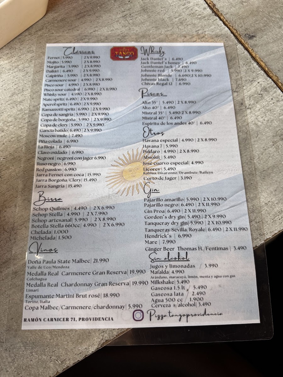 Menu Pizza Tango Providencia-1