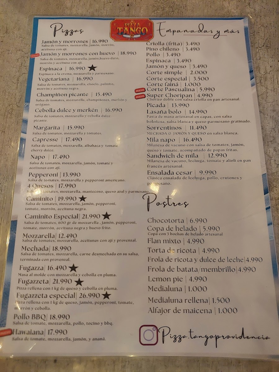 Menu Pizza Tango Providencia-5