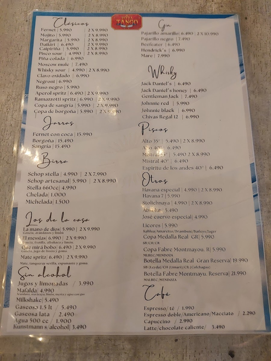 Menu Pizza Tango Providencia-8