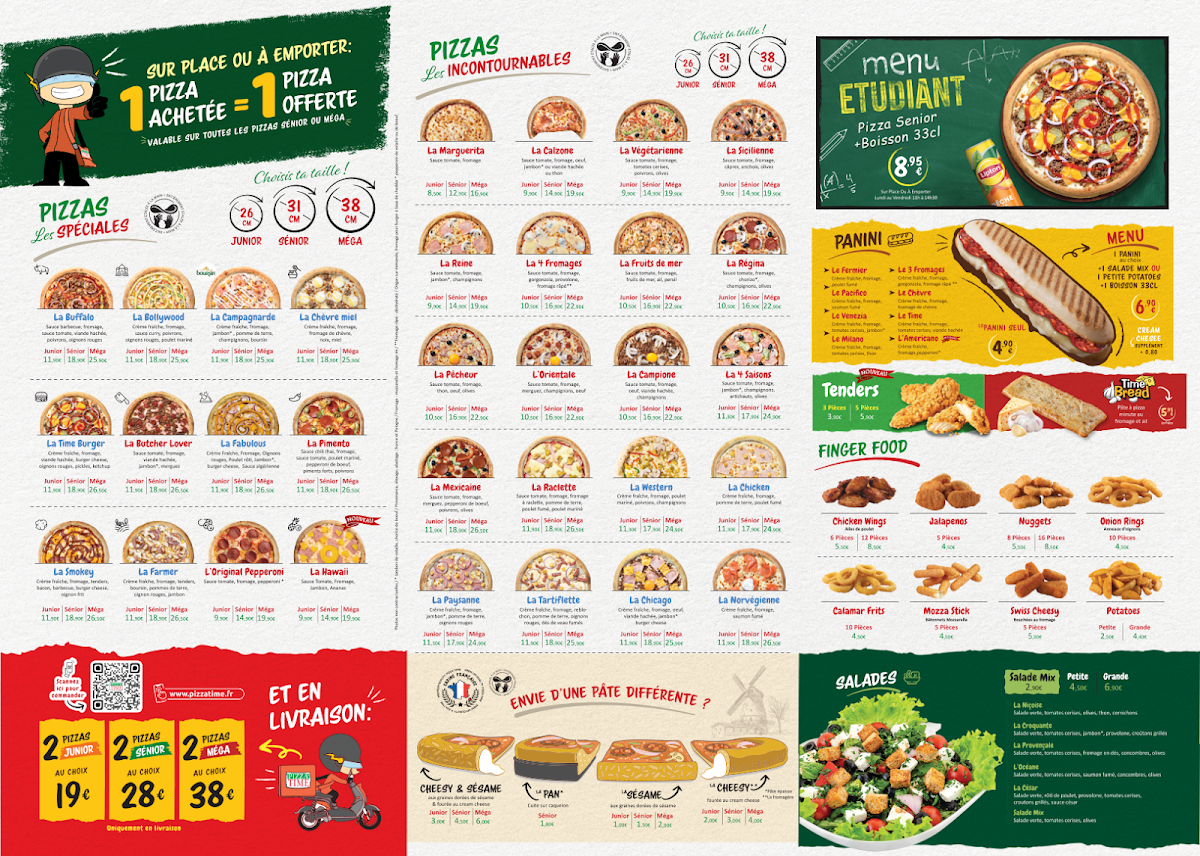 Menu Pizza Time® Argenteuil-1
