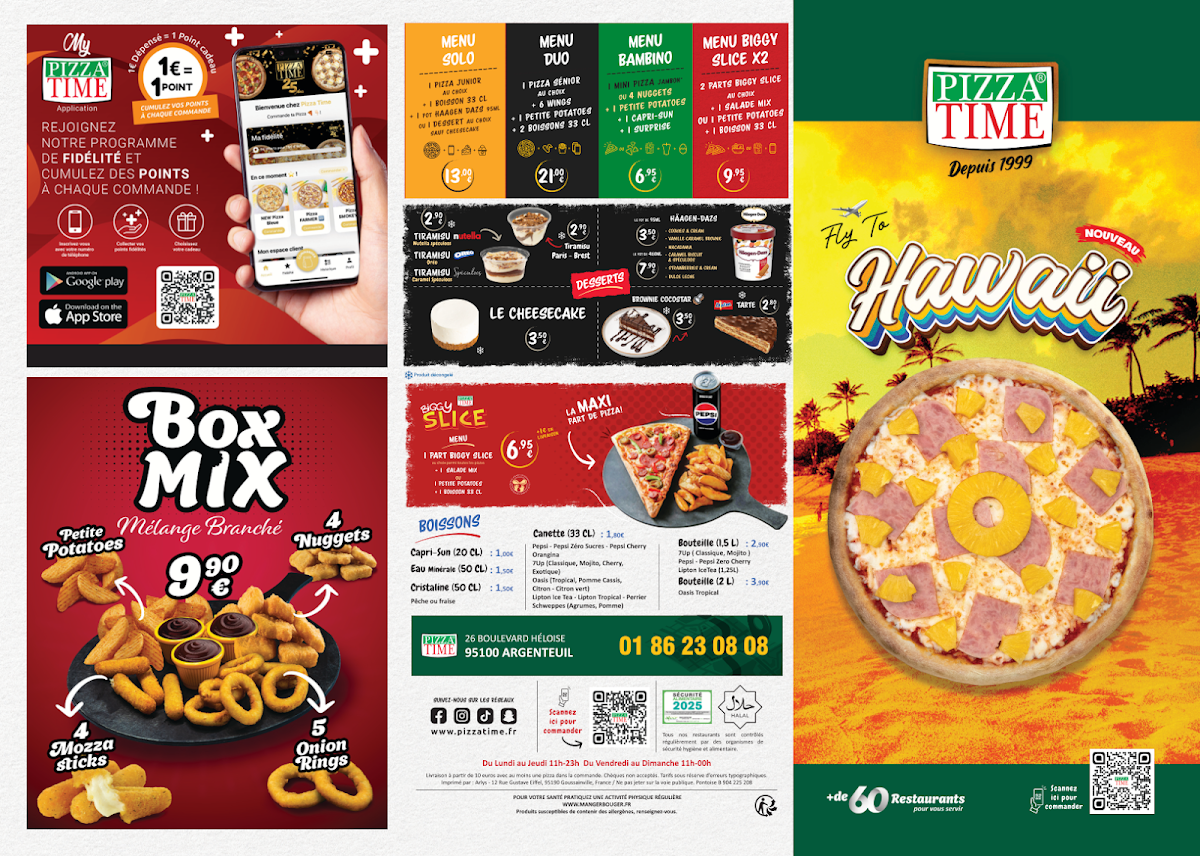 Menu Pizza Time® Argenteuil-2