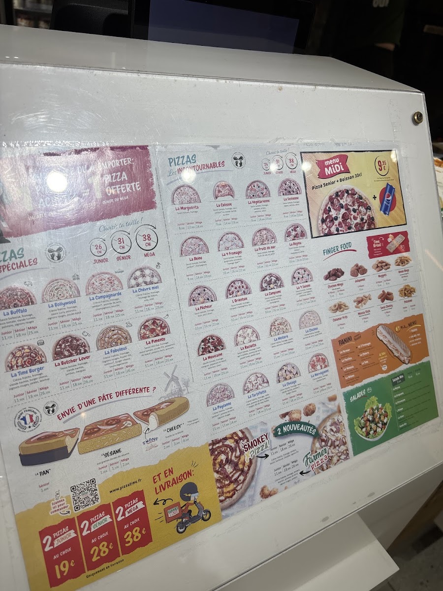 Menu Pizza Time® Noisy-Le-Grand-4