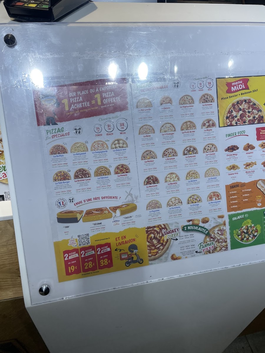 Menu Pizza Time® Noisy-Le-Grand-5