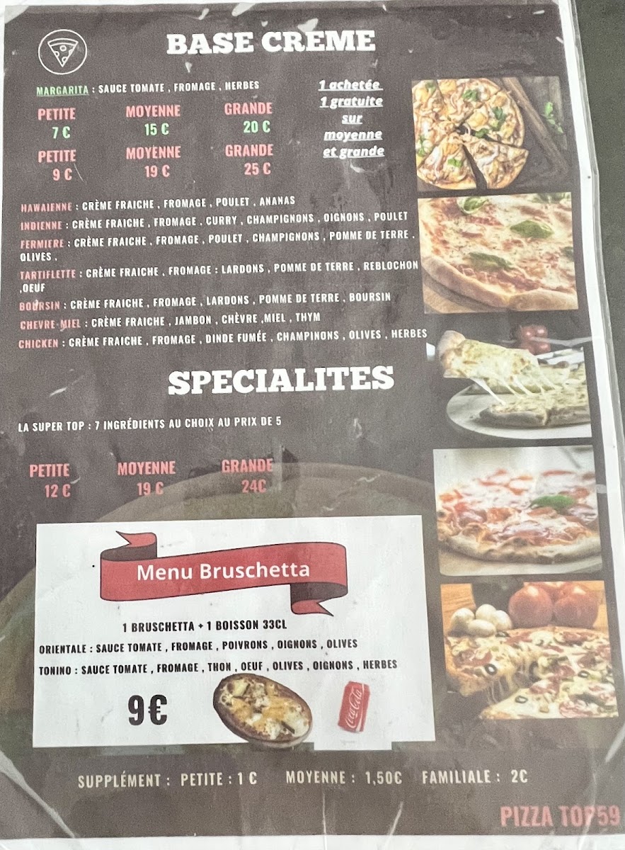 Menu Pizza Top-1