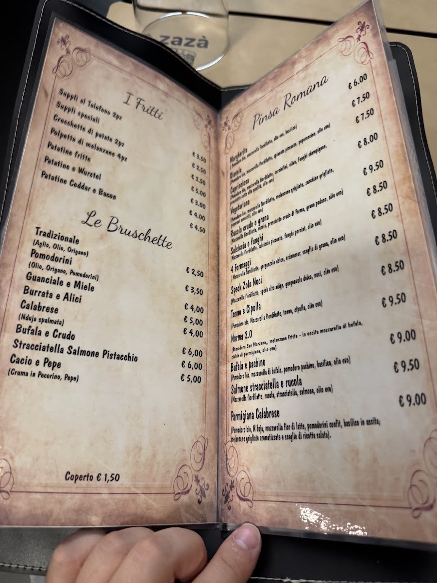 Menu Pizza Zazà-1