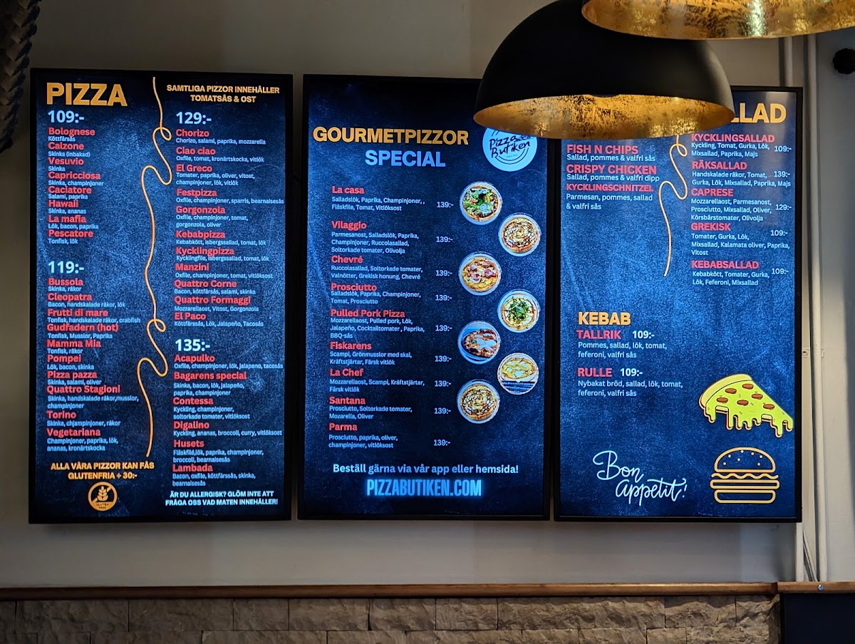 Menu Pizzabutiken Marieberg-2