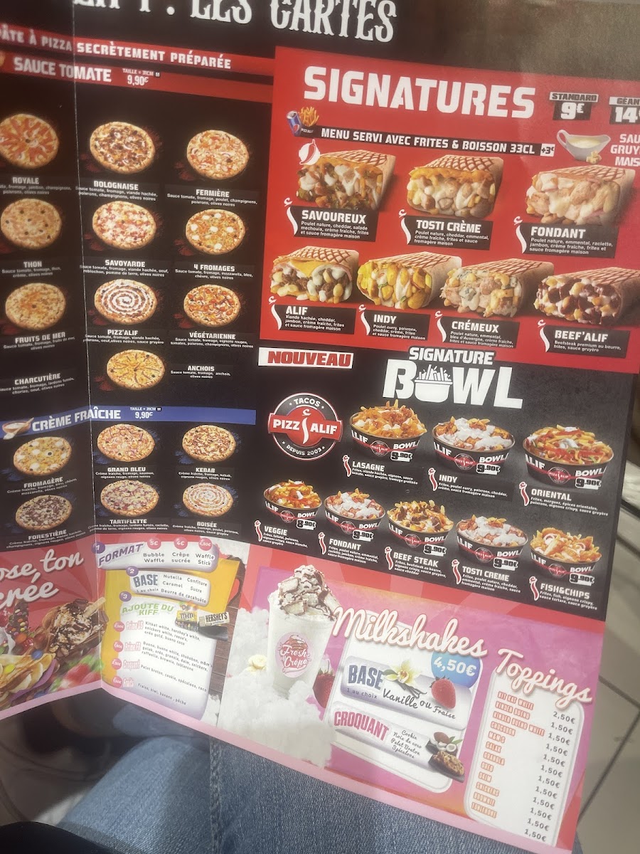 Menu Pizzalif Perpignan-4
