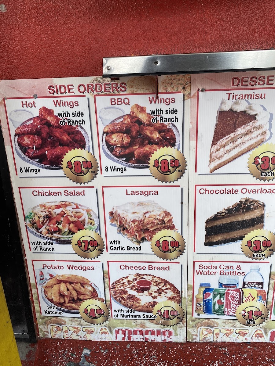 Menu Pizzamania La-3