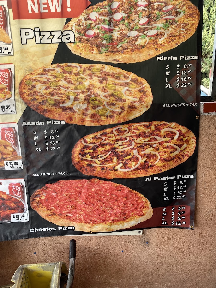 Menu Pizzamania La-8