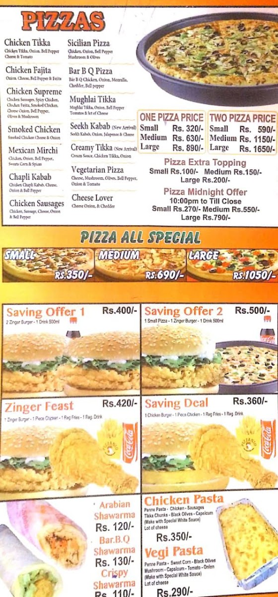 Menu Pizzanio Chenab Nagar-9
