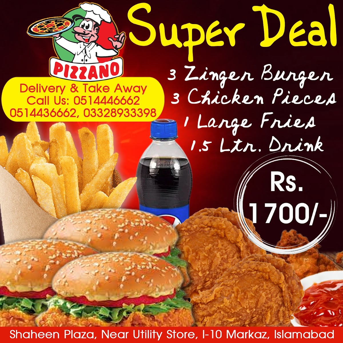 Menu Pizzano - (I-10 Markaz)-6
