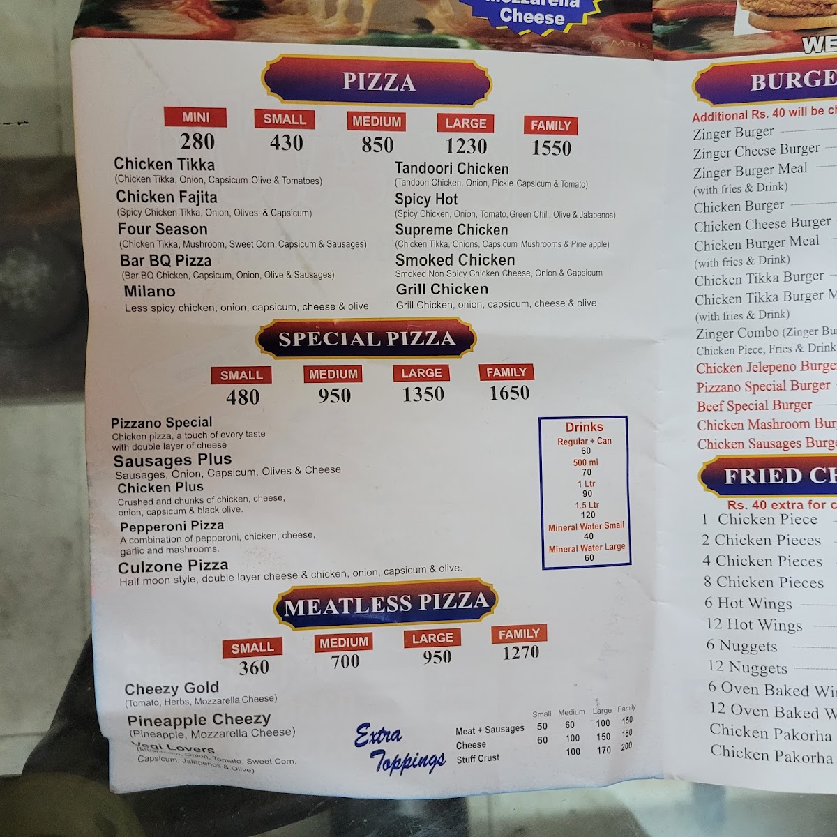 Menu Pizzano - (I-10 Markaz)-7