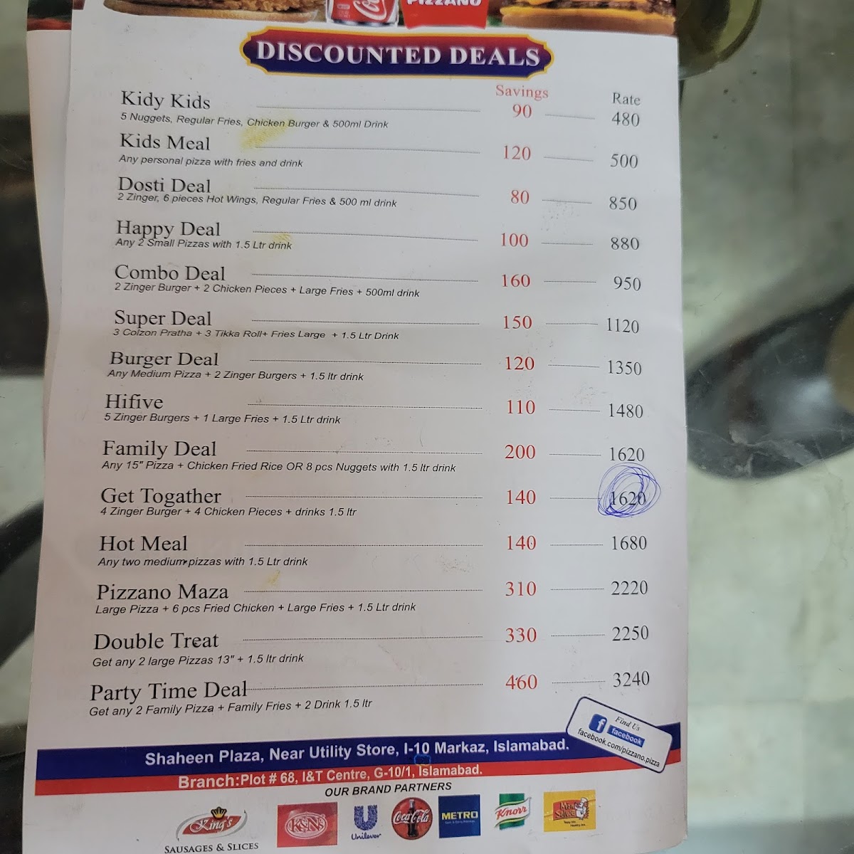 Menu Pizzano - (I-10 Markaz)-8
