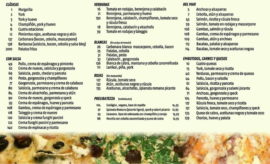 Menu Pizzaonna L’Eliana-2