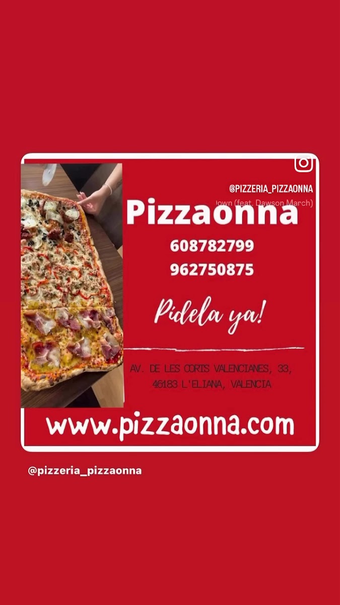 Menu Pizzaonna L’Eliana-5