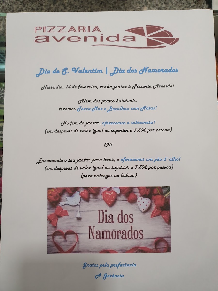 Menu Pizzaria Avenida-1