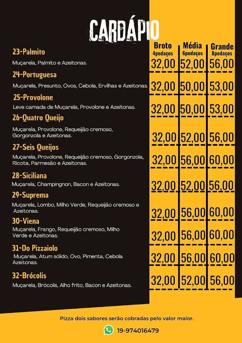 Menu Pizzaria Capricho Campinas-3