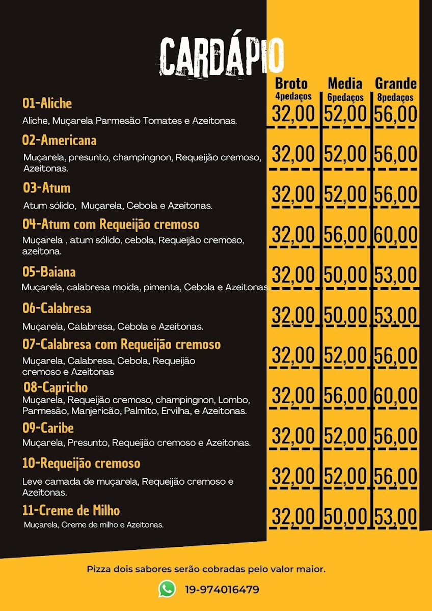 Menu Pizzaria Capricho Campinas-4