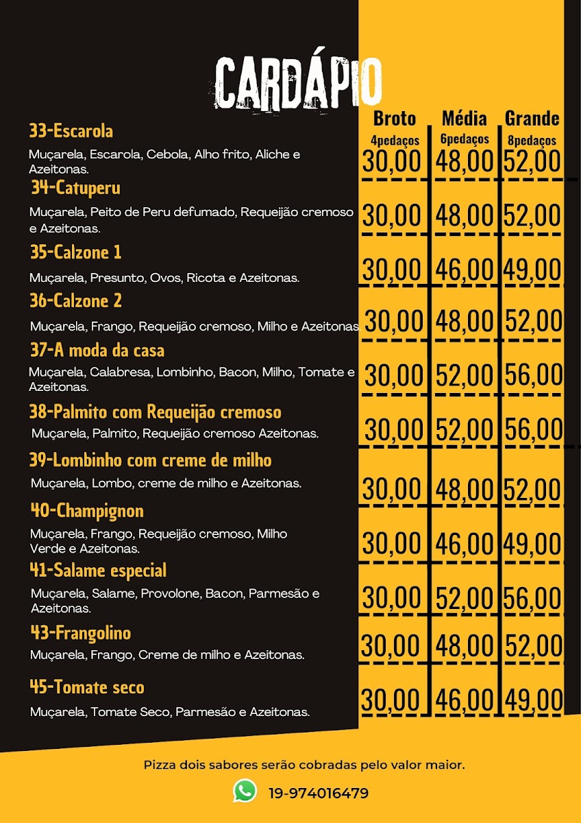 Menu Pizzaria Capricho Campinas-5