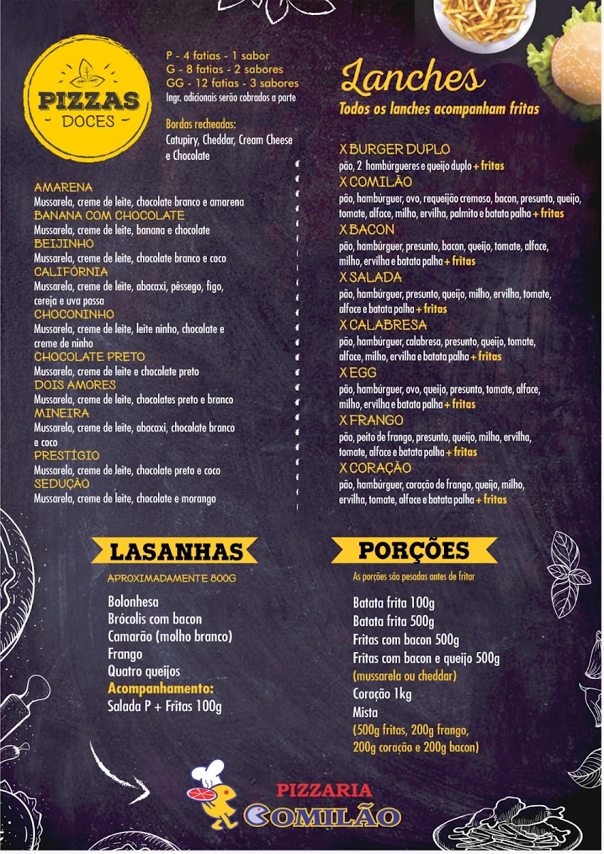 Menu Pizzaria Comilão-1