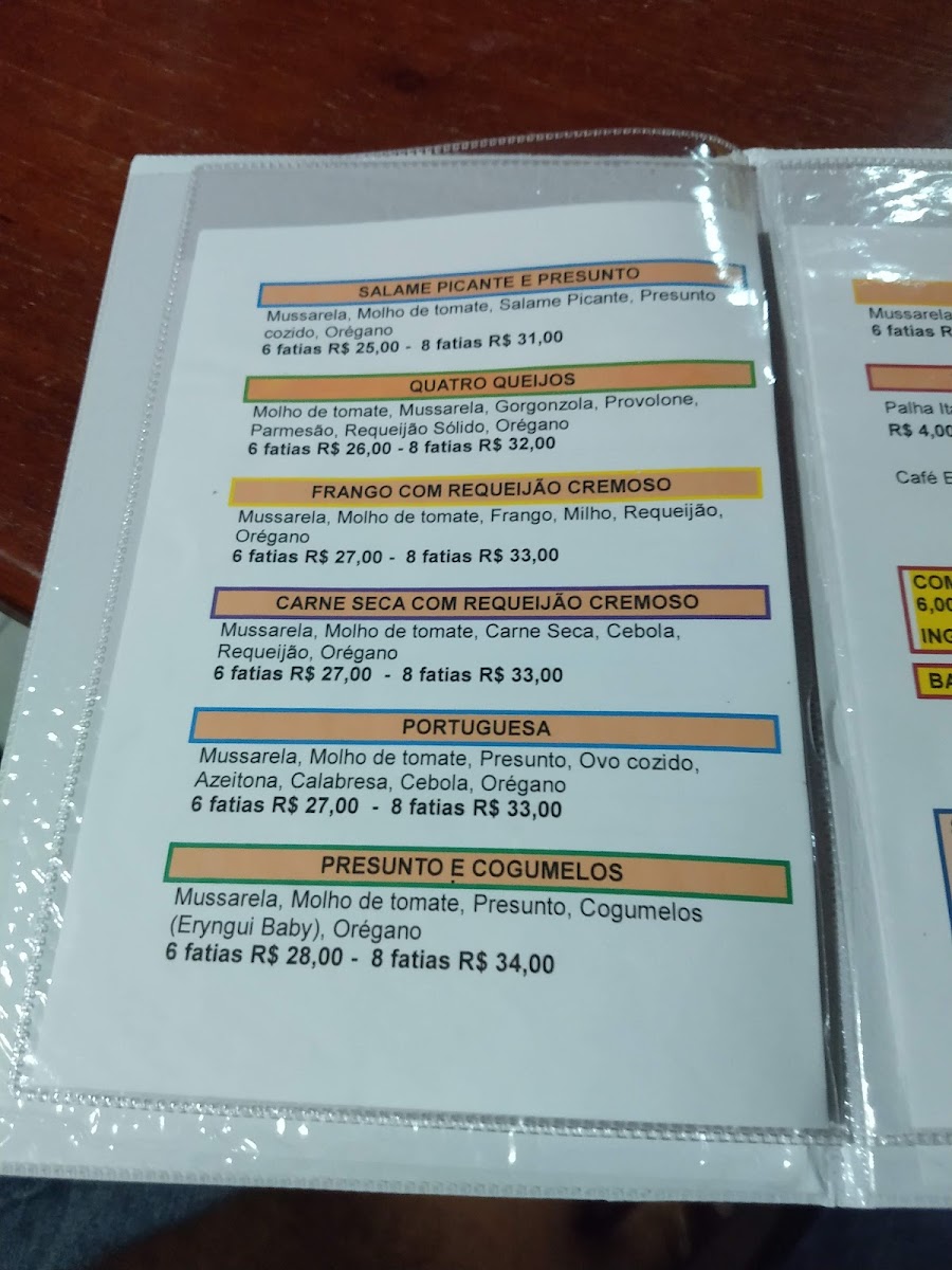 Menu Pizzaria D'enrico-2
