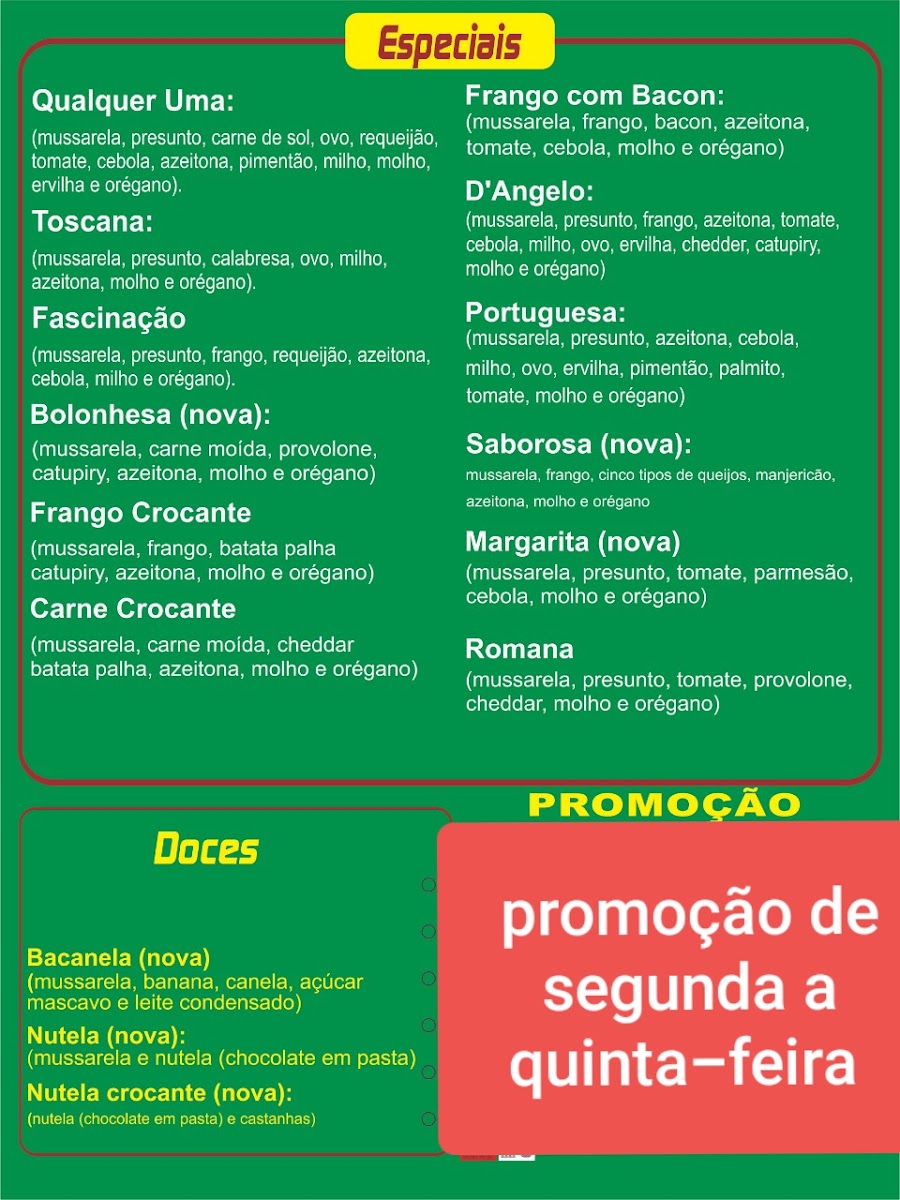 Menu Pizzaria Do Zé Leleu-2