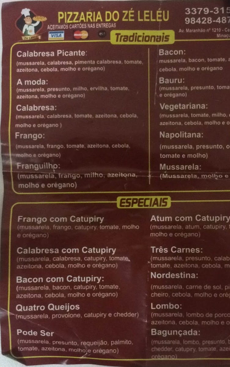 Menu Pizzaria Do Zé Leleu-5