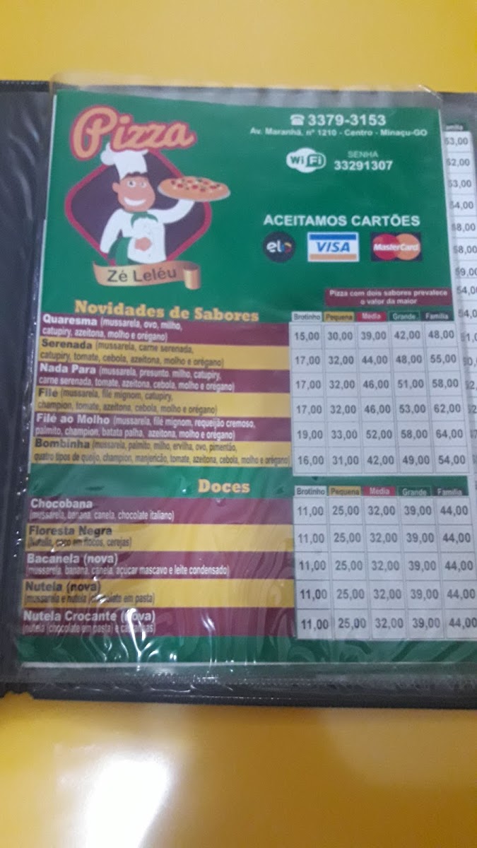 Menu Pizzaria Do Zé Leleu-8