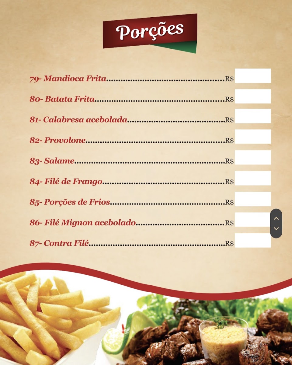 Menu Pizzaria E Restaurante Cambuí-10